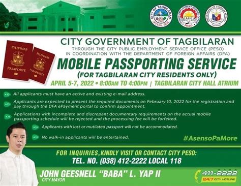 MOBILE PASSPORTING SERVICE .